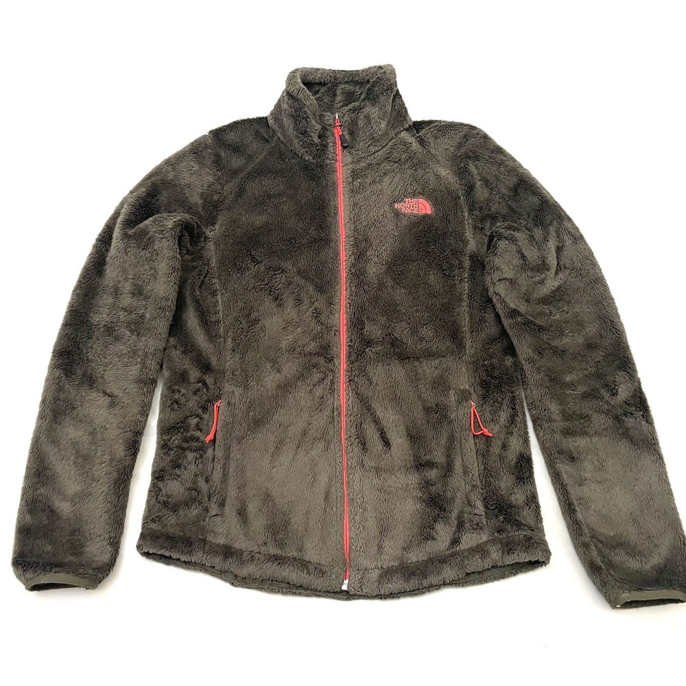 North Face Women's Osito Pile Fleece Jacket Small Brown Fluffy‎ Outdoors (C782)
